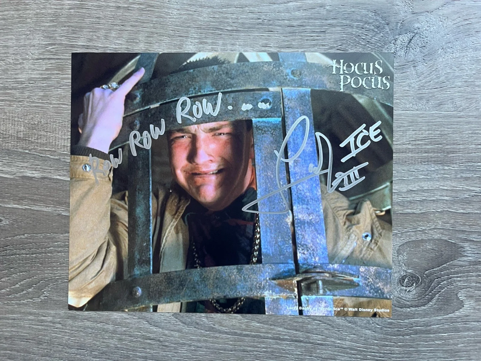 Larry Bagby — Larry Bagby Signed Hocus Pocus 8x10 Photo Ernie “Ice” Coolwaters Productions COA, изображение 2