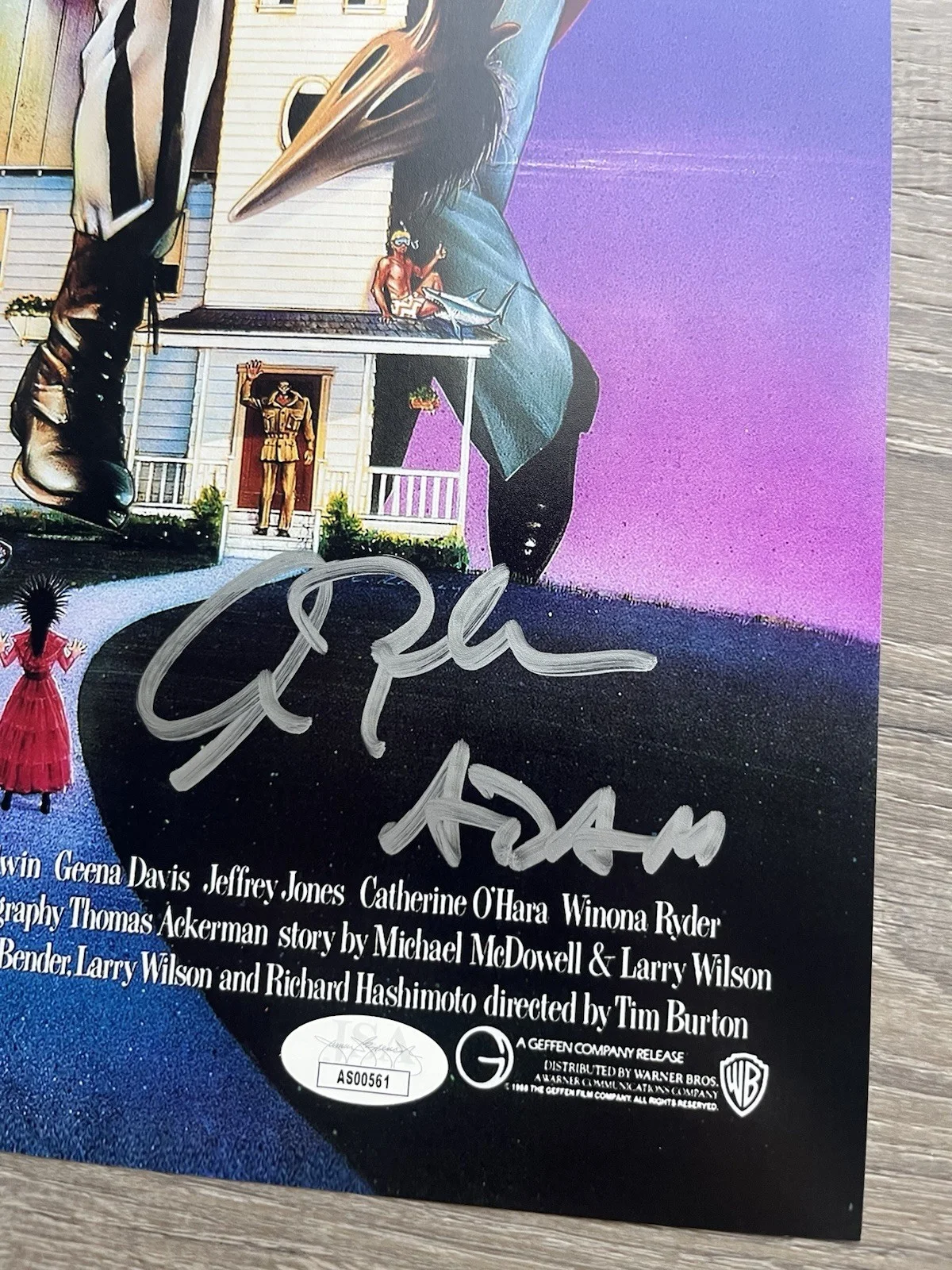Alec Baldwin — Alec Baldwin Signed Inscribed Beetlejuice 11x17 Photo JSA COA Adam Maitland, изображение 5