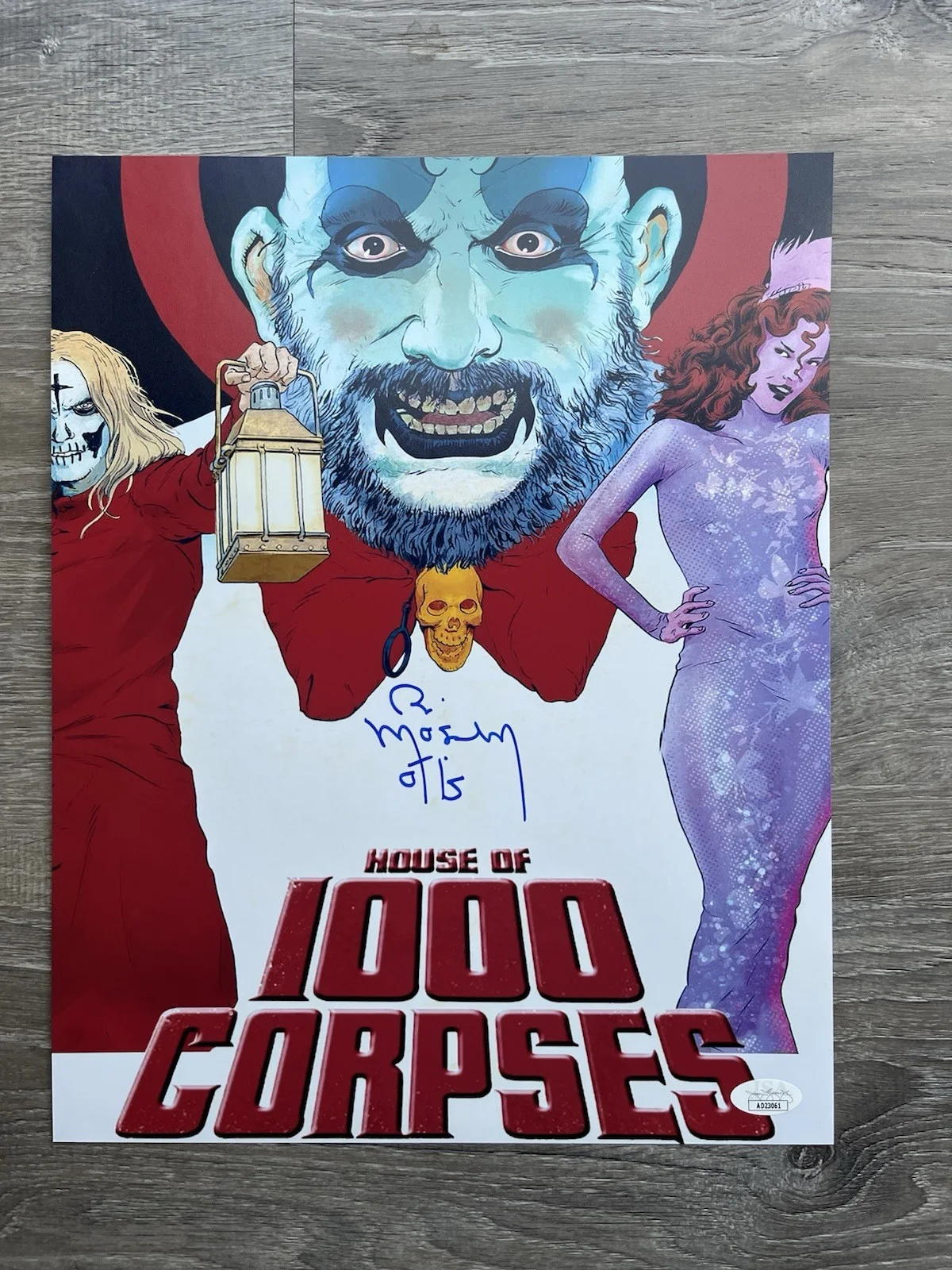 Bill Moseley — Bill Moseley Signed House of 1000 Corpses 11x14 Photo JSA COA Otis Horror Auto, изображение 2