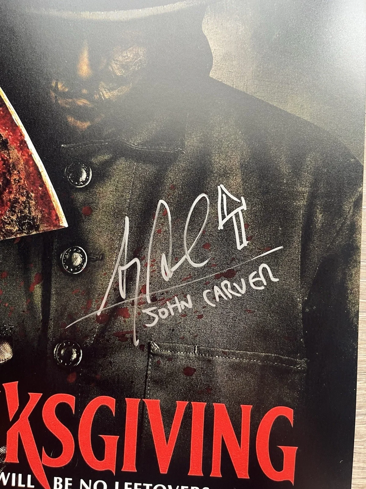 Karen Cliche Alex Armbruster Signed Thanksgiving 11x17 Photo JSA COA Horror, image 5