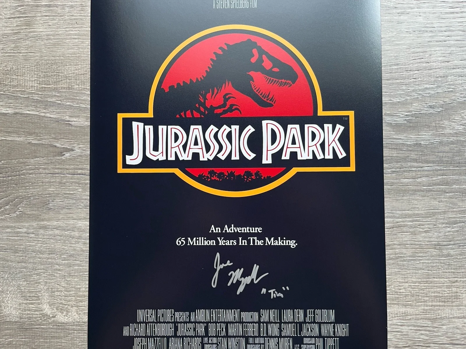 Joseph Mazzello — Joseph Mazzello Signed Jurassic Park 11x17 Photo Beckett COA Tim Murphy, image 3