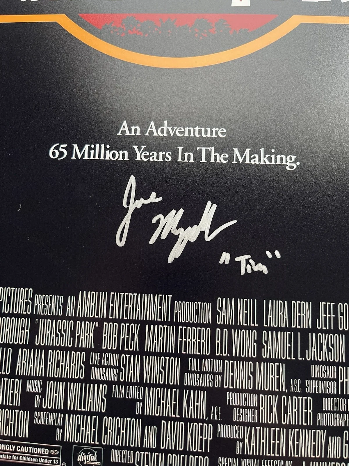 Joseph Mazzello — Joseph Mazzello Signed Jurassic Park 11x17 Photo Beckett COA Tim Murphy, image 5