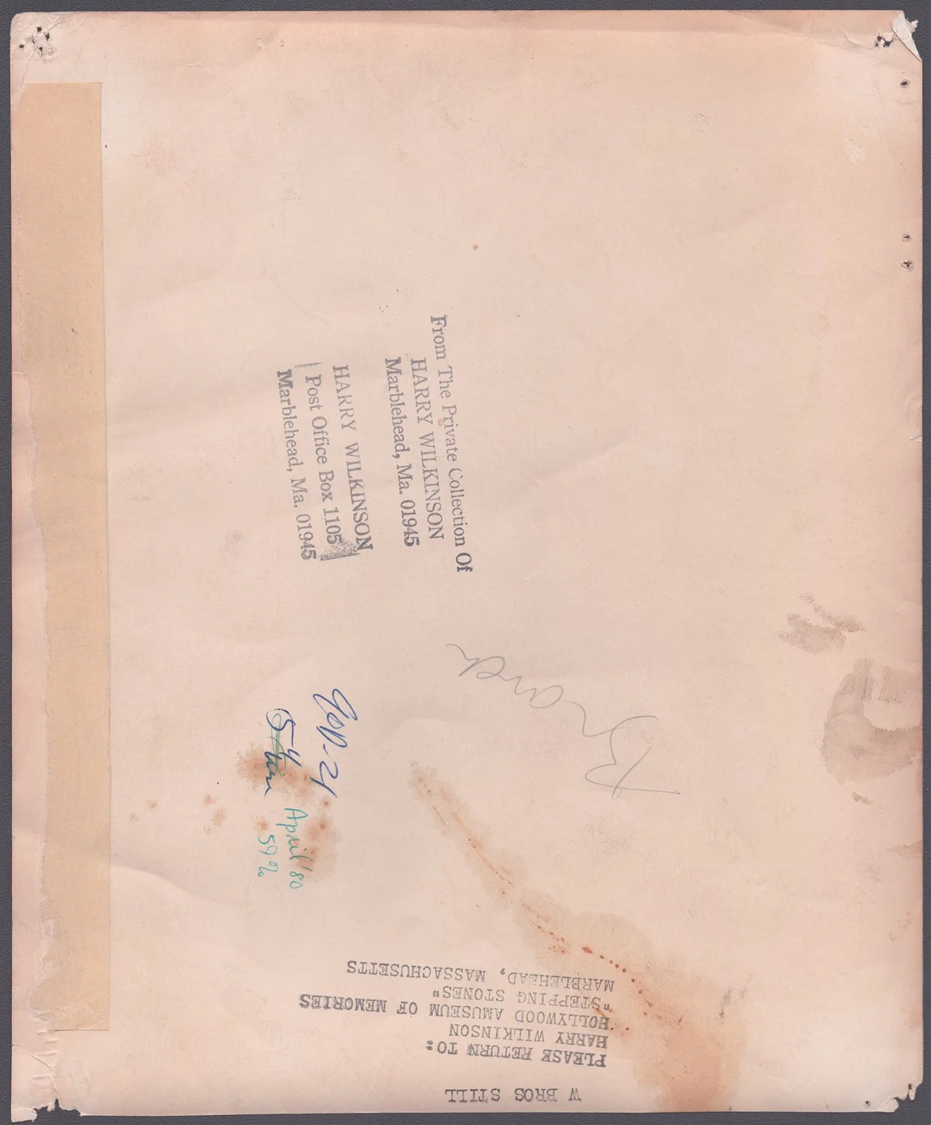 Arthur Kennedy — ARTHUR KENNEDY - PRINTED PHOTOGRAPH SIGNED IN INK, изображение 2