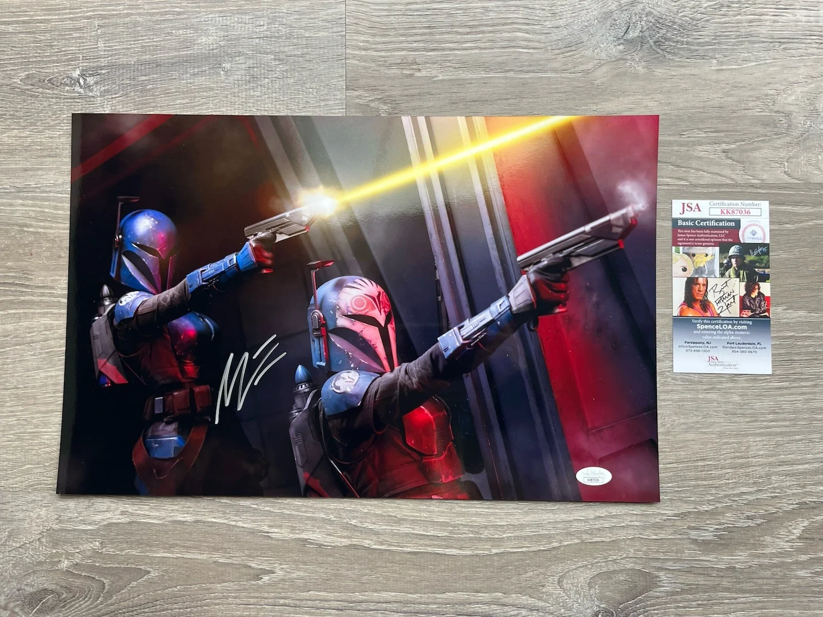Mercedes Varnado — Mercedes Varnado Signed METALLIC 11x17 Photo JSA COA Mandalorian Star Wars