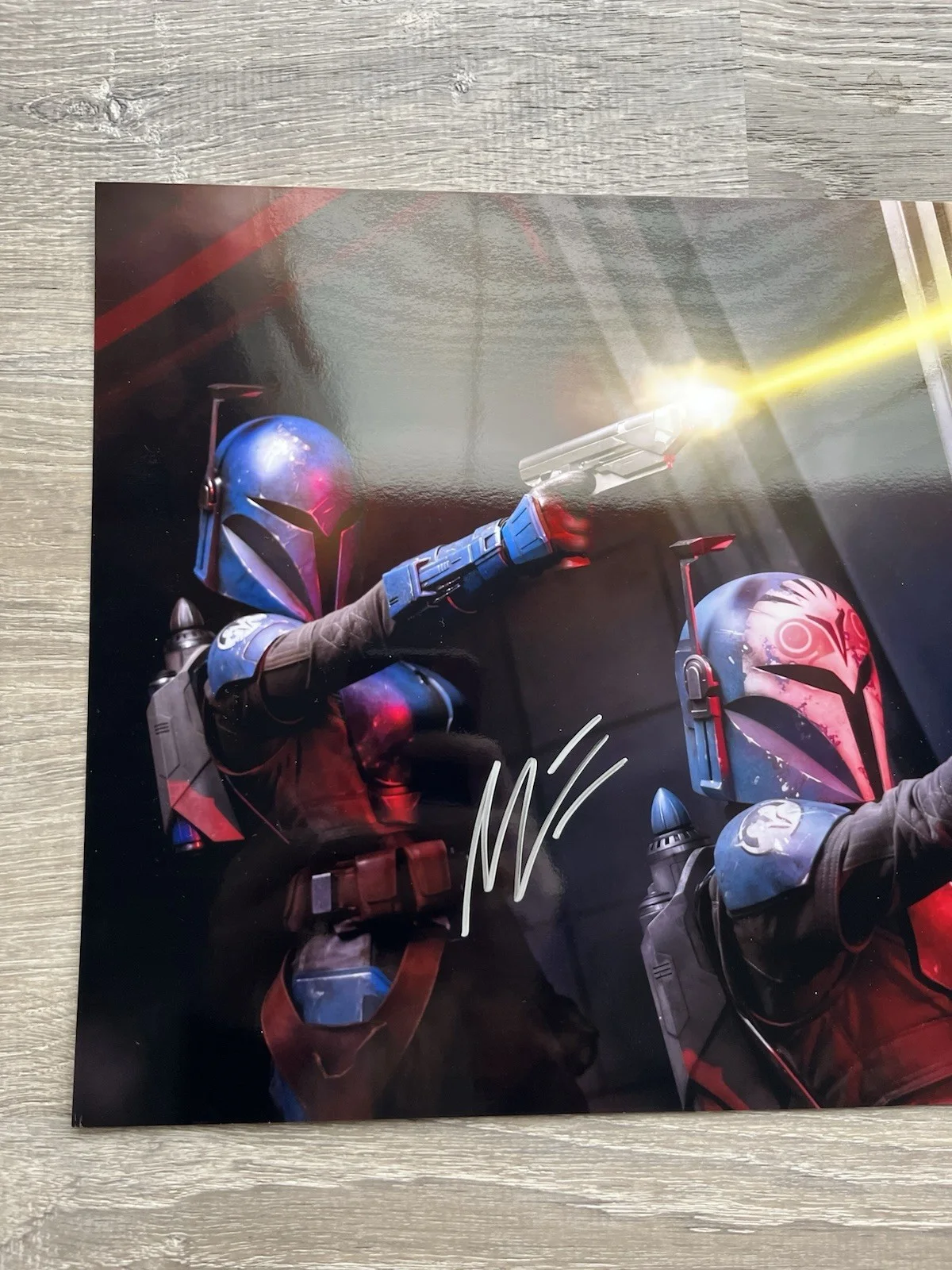 Mercedes Varnado — Mercedes Varnado Signed METALLIC 11x17 Photo JSA COA Mandalorian Star Wars, изображение 4