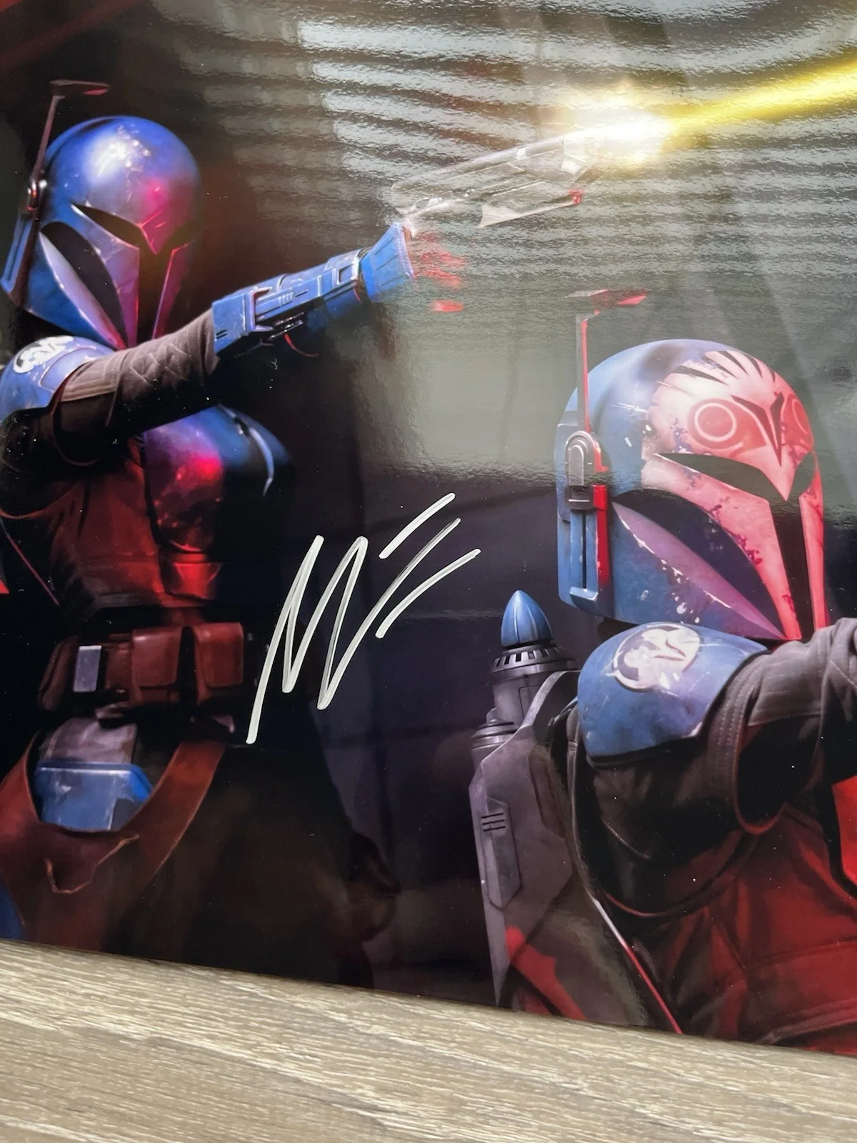 Mercedes Varnado — Mercedes Varnado Signed METALLIC 11x17 Photo JSA COA Mandalorian Star Wars, изображение 5