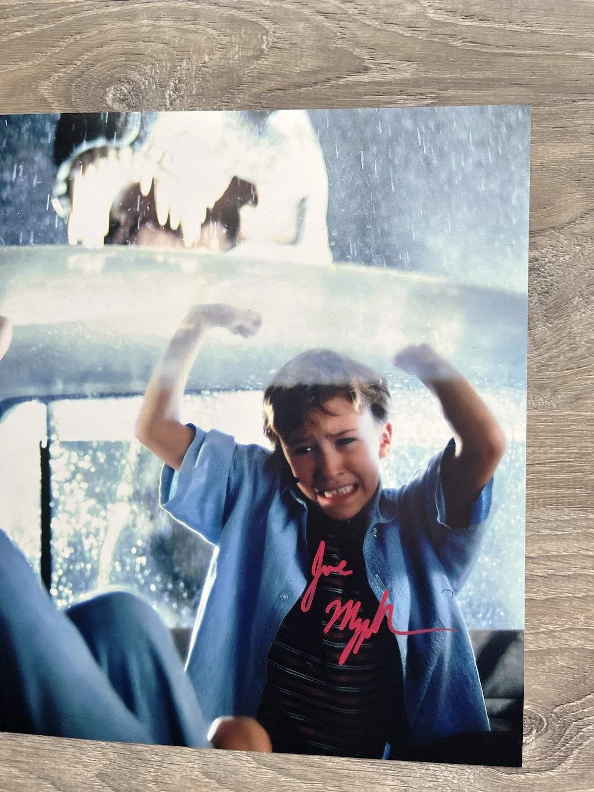 Joseph Mazzello — Joseph Mazzello Signed Jurassic Park 11x14 Photo Beckett COA Tim Murphy, image 3