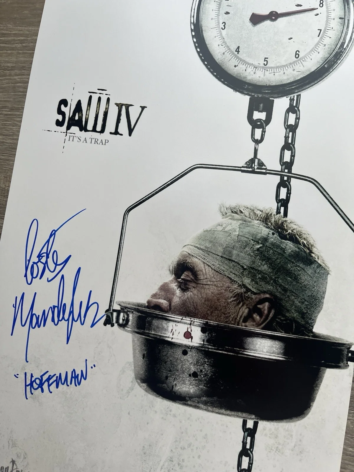 Costas Mandylor — Costas Mandylor Signed Saw IV 11x17 Photo JSA COA Detective Hoffman Jigsaw, изображение 5