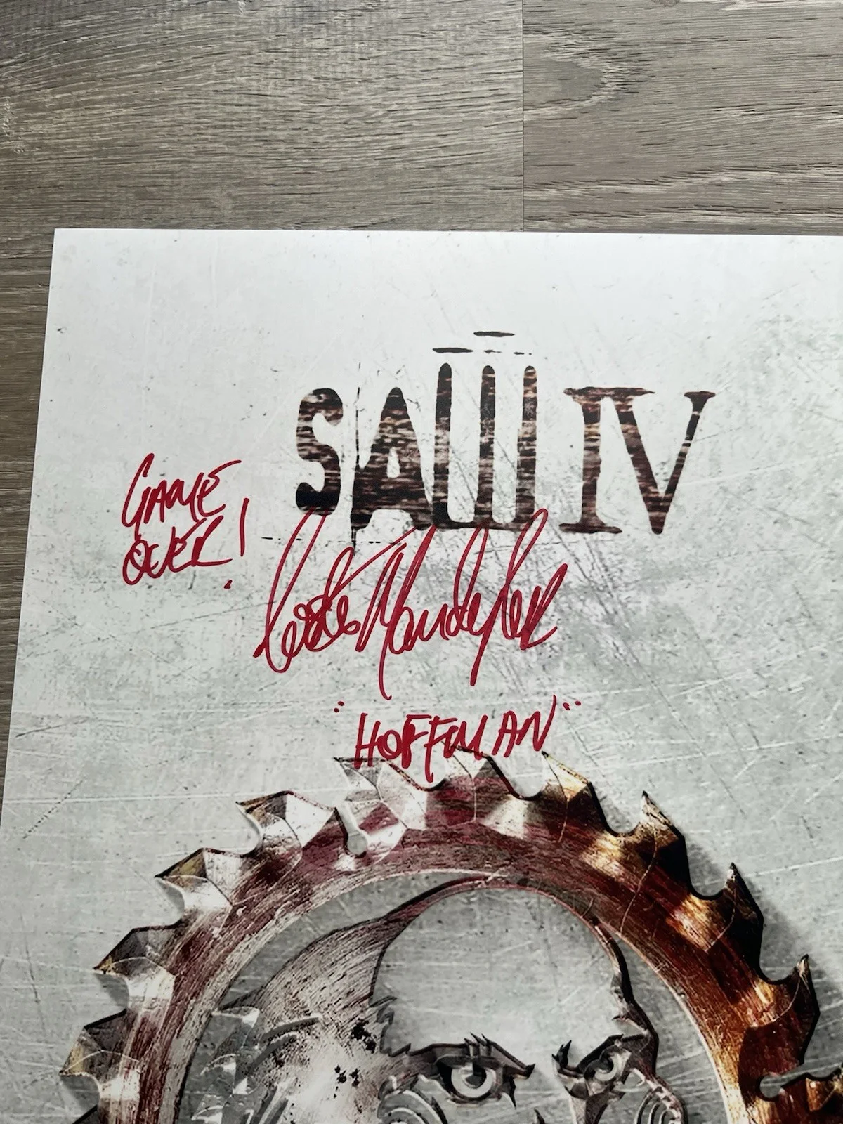 Costas Mandylor — Costas Mandylor Signed Saw IV 11x17 Photo JSA COA Detective Hoffman Jigsaw, image 3