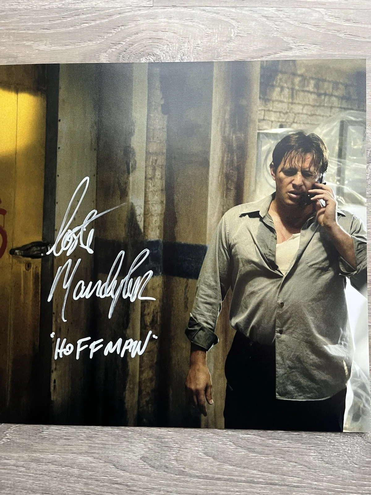 Costas Mandylor — Costas Mandylor Signed Saw 11x14 Photo JSA COA Detective Hoffman Jigsaw Horror, image 5