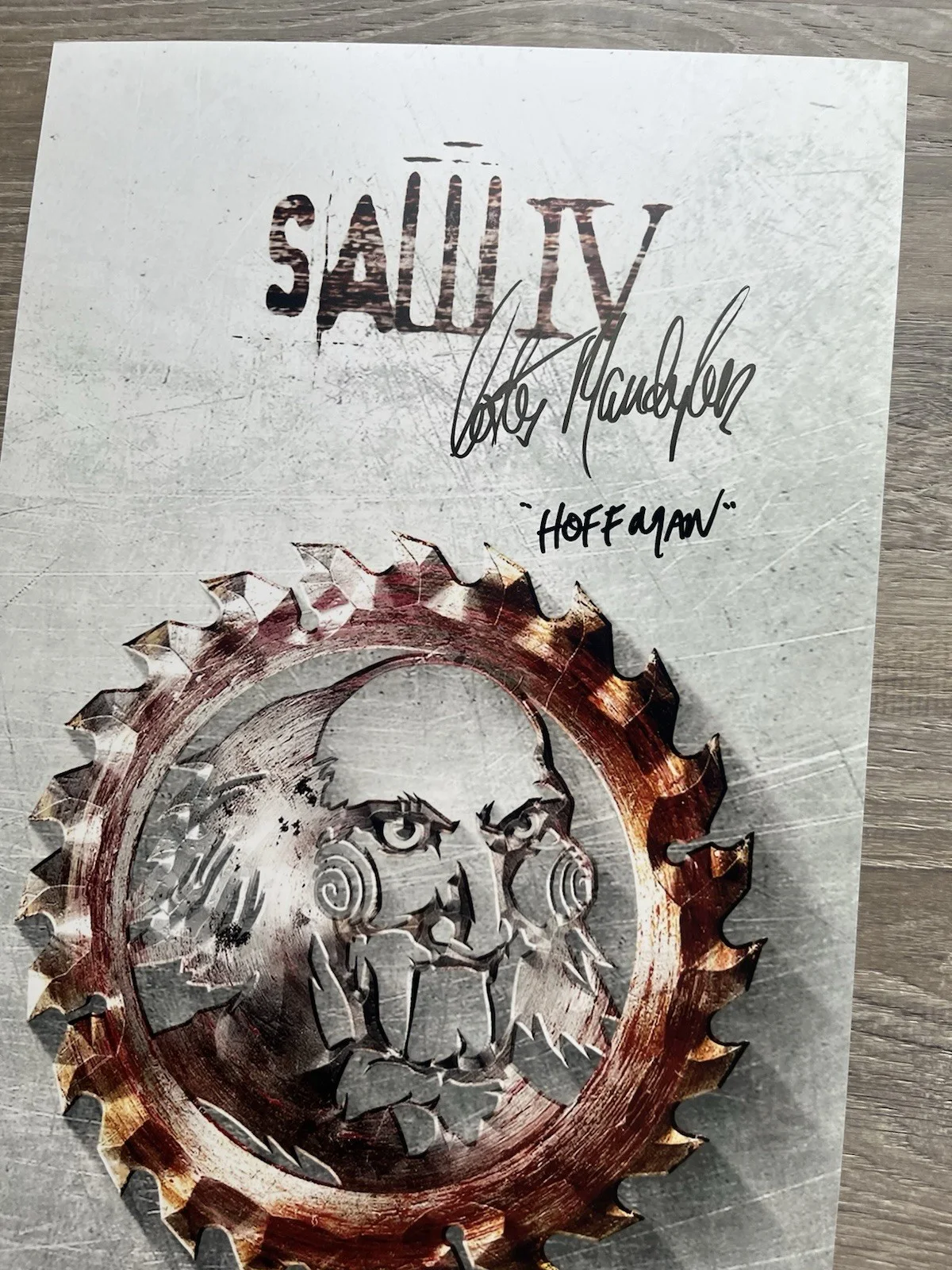 Costas Mandylor — Costas Mandylor Signed Saw IV 11x17 Photo JSA COA Detective Hoffman Horror Auto, image 5