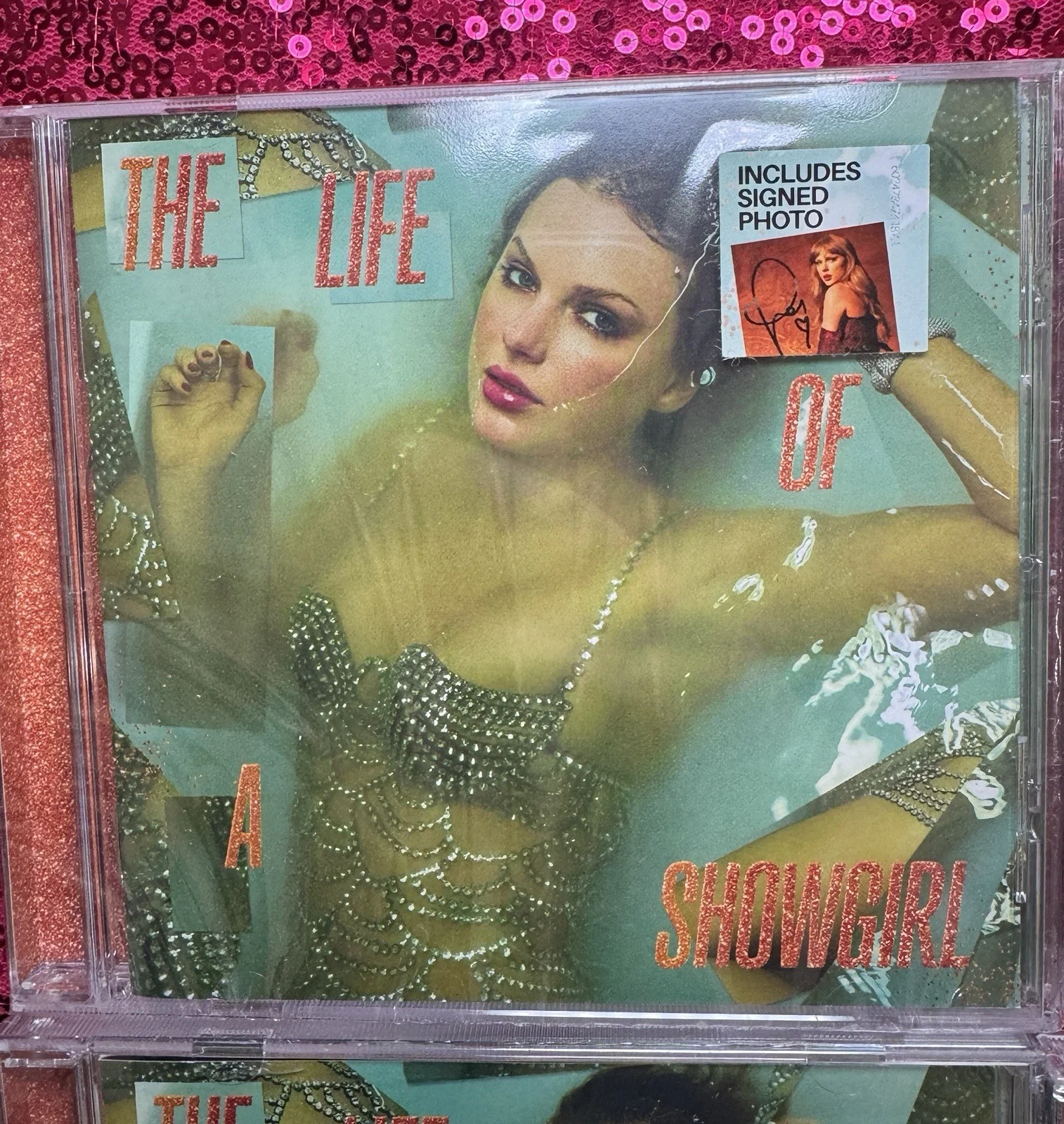 4 Sealed, Taylor Swift – The Life of a Showgirl — Signed CDs (All Four Variants), изображение 3
