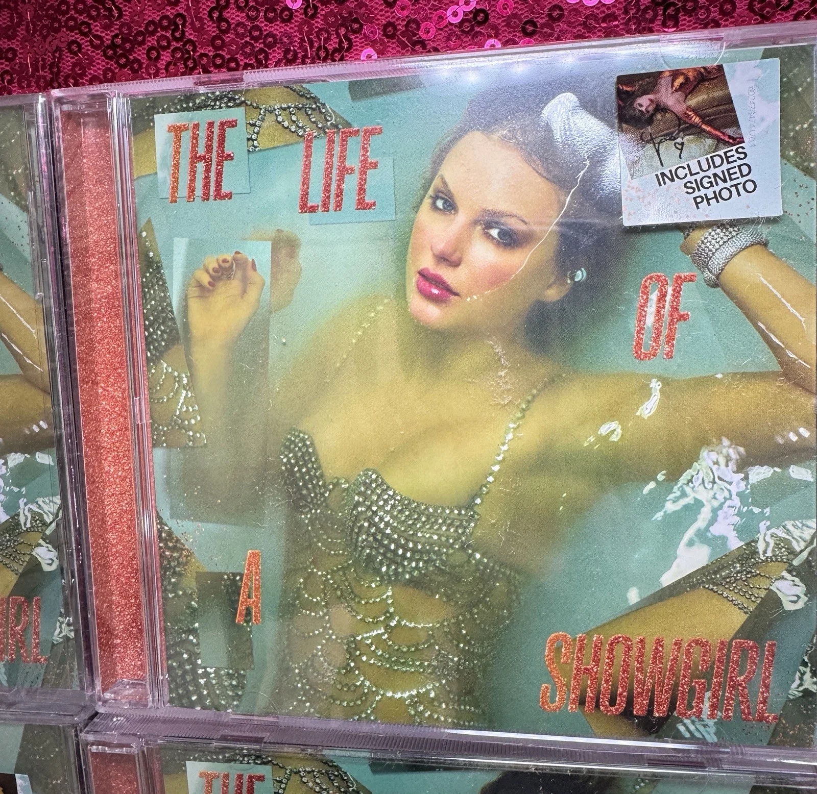 4 Sealed, Taylor Swift – The Life of a Showgirl — Signed CDs (All Four Variants), изображение 4