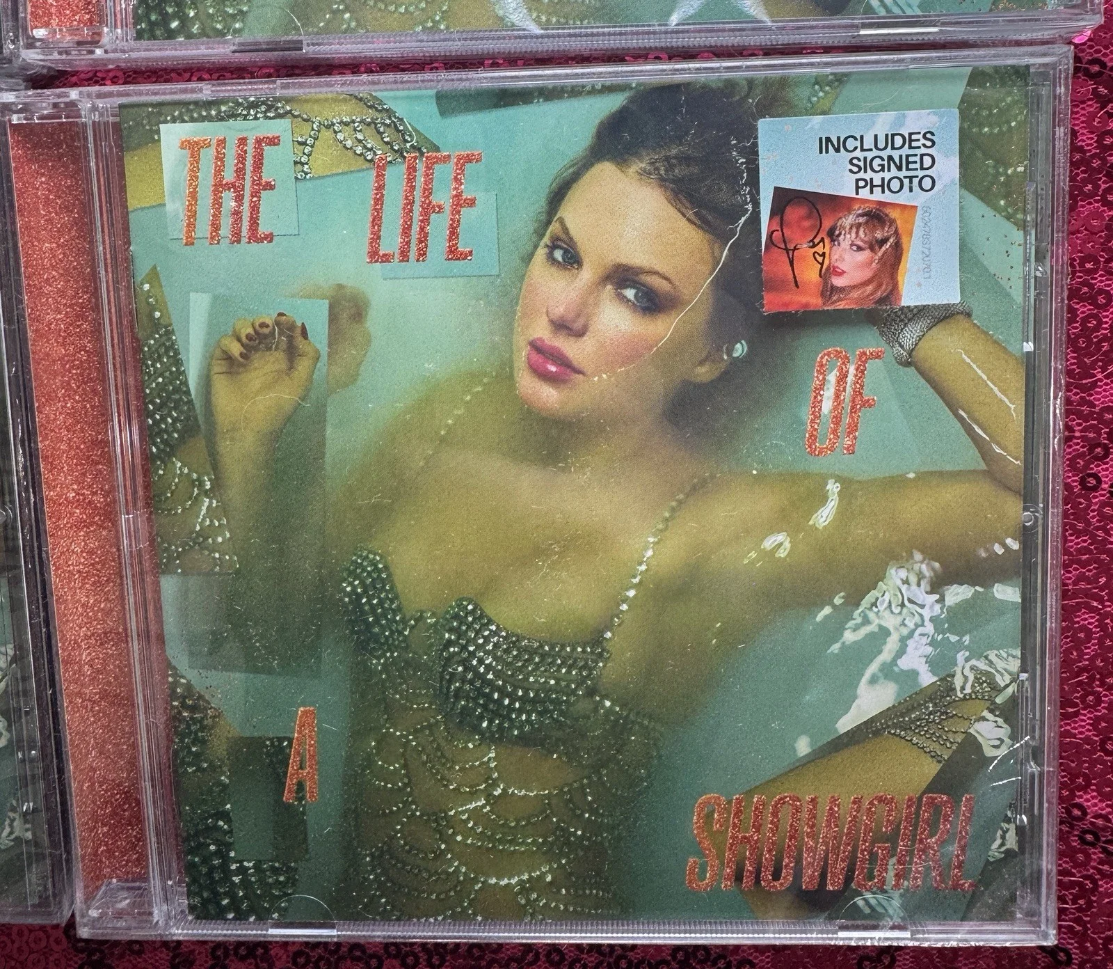 4 Sealed, Taylor Swift – The Life of a Showgirl — Signed CDs (All Four Variants), изображение 5
