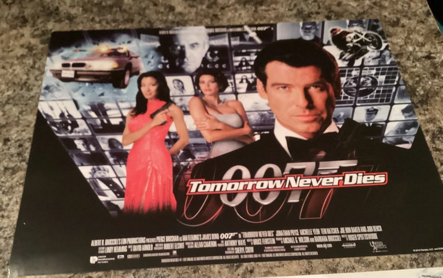JAMES BOND POSTERS PIERCE BROSNAN TOMORROW NEVER DIES AND DIE ANOTHER DAY, изображение 2