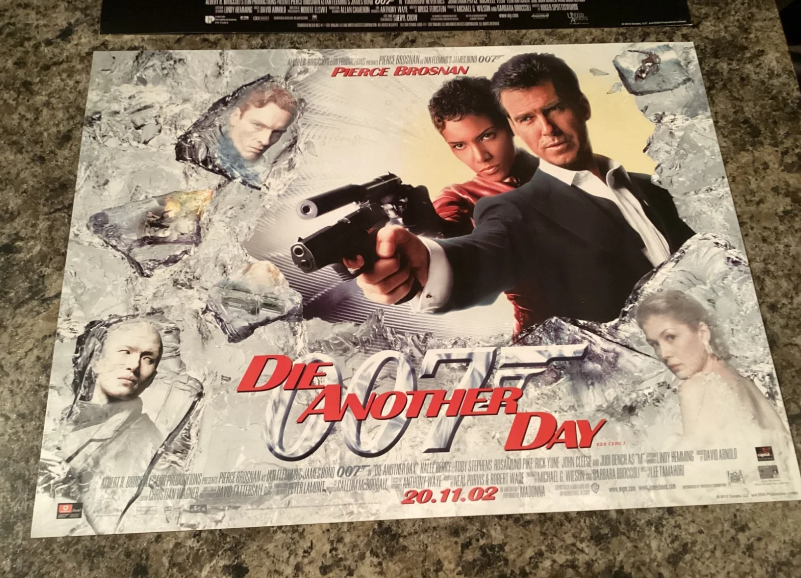 JAMES BOND POSTERS PIERCE BROSNAN TOMORROW NEVER DIES AND DIE ANOTHER DAY, изображение 4