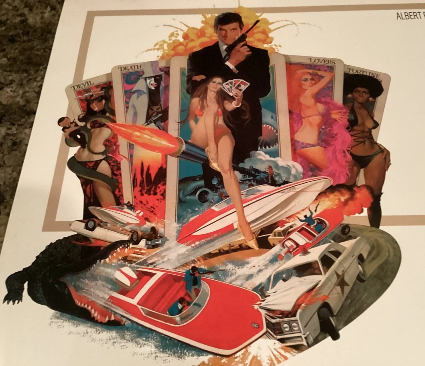 JAMES BOND ROGER MOORE POSTERS LIVE AND LET DIE MOONRAKER FOR YOUR EYES ONLY, изображение 4