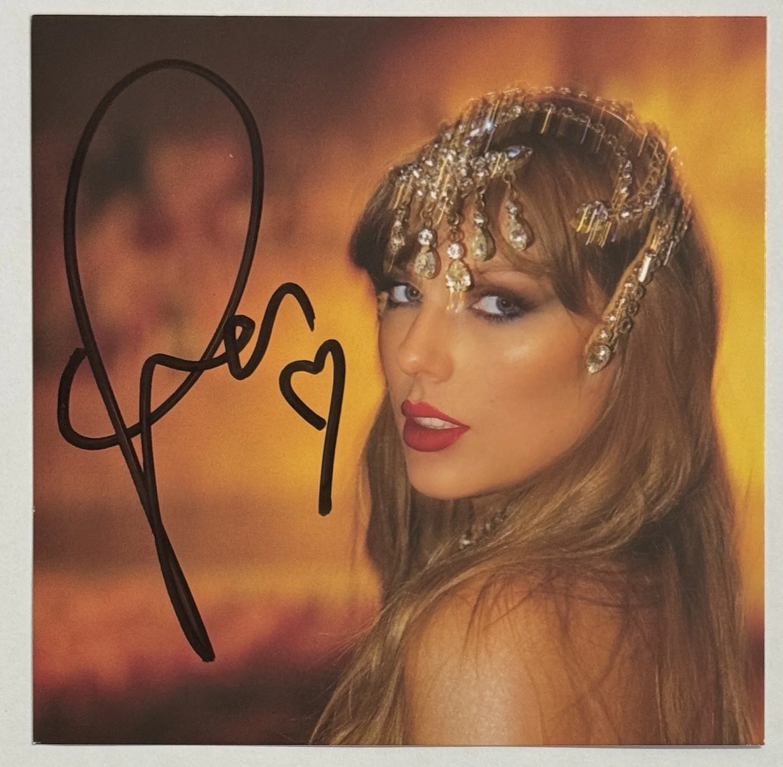 FRAMED SIGNED TAYLOR SWIFT LIFE OF A SHOWGIRL PHOTO & CD PSA DNA COA AUTOGRAPH, изображение 4