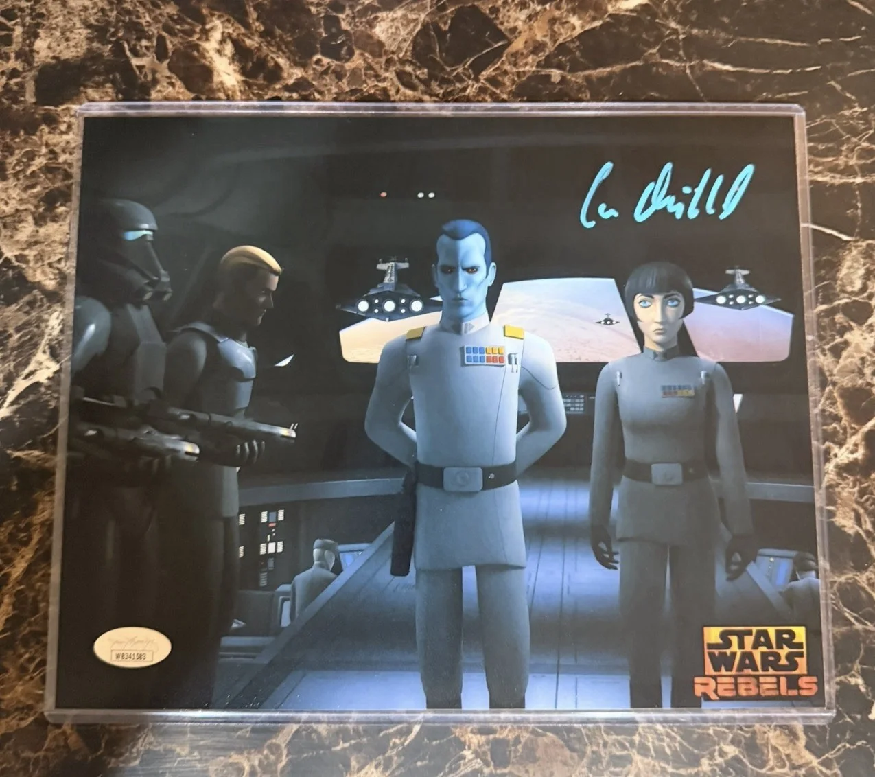 Lars Mikkelsen — Lars Mikkelsen Signed 8x10 Photo Star Wars Rebels Autographed JSA COA
