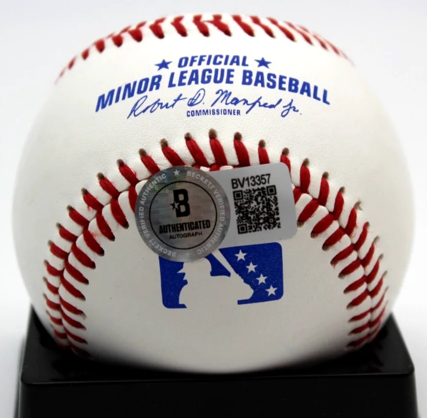 David Spade — David Spade Signed Benchwarmers Minor League Baseball W/Beckett BAS COA BV13357, image 2