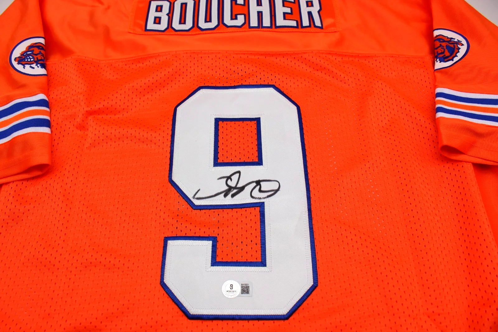 Adam Sandler — Adam Sandler Signed Waterboy Jersey Bobby Boucher W/Beckett BAS COA BV13321, изображение 2