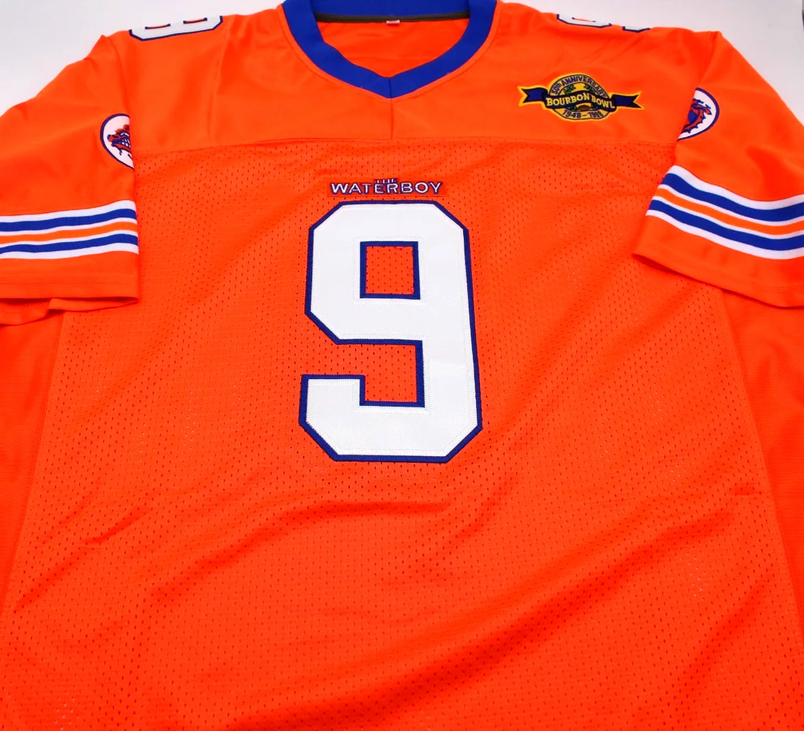 Adam Sandler — Adam Sandler Signed Waterboy Jersey Bobby Boucher W/Beckett BAS COA BV13321, изображение 4