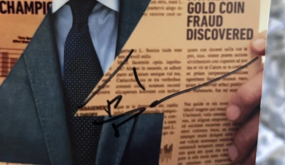 Ted Danson Signed 8x10 Photo Man On The Inside, image 2