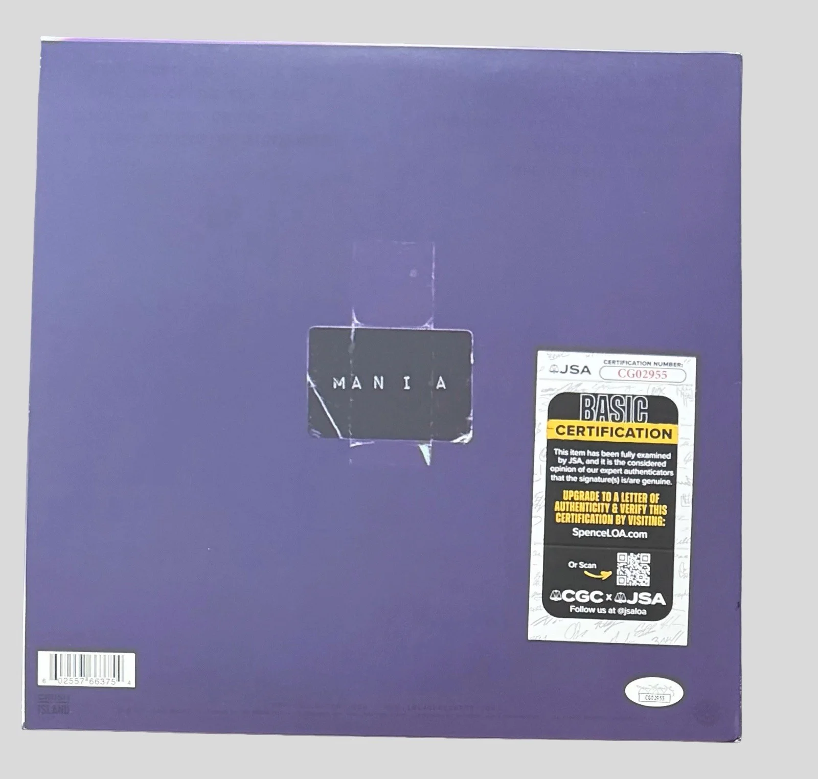 FALL OUT BOY SIGNED MANIA VINYL RECORD PATRICK STUMP + ANDY HURLEY w/JSA COA!, изображение 3