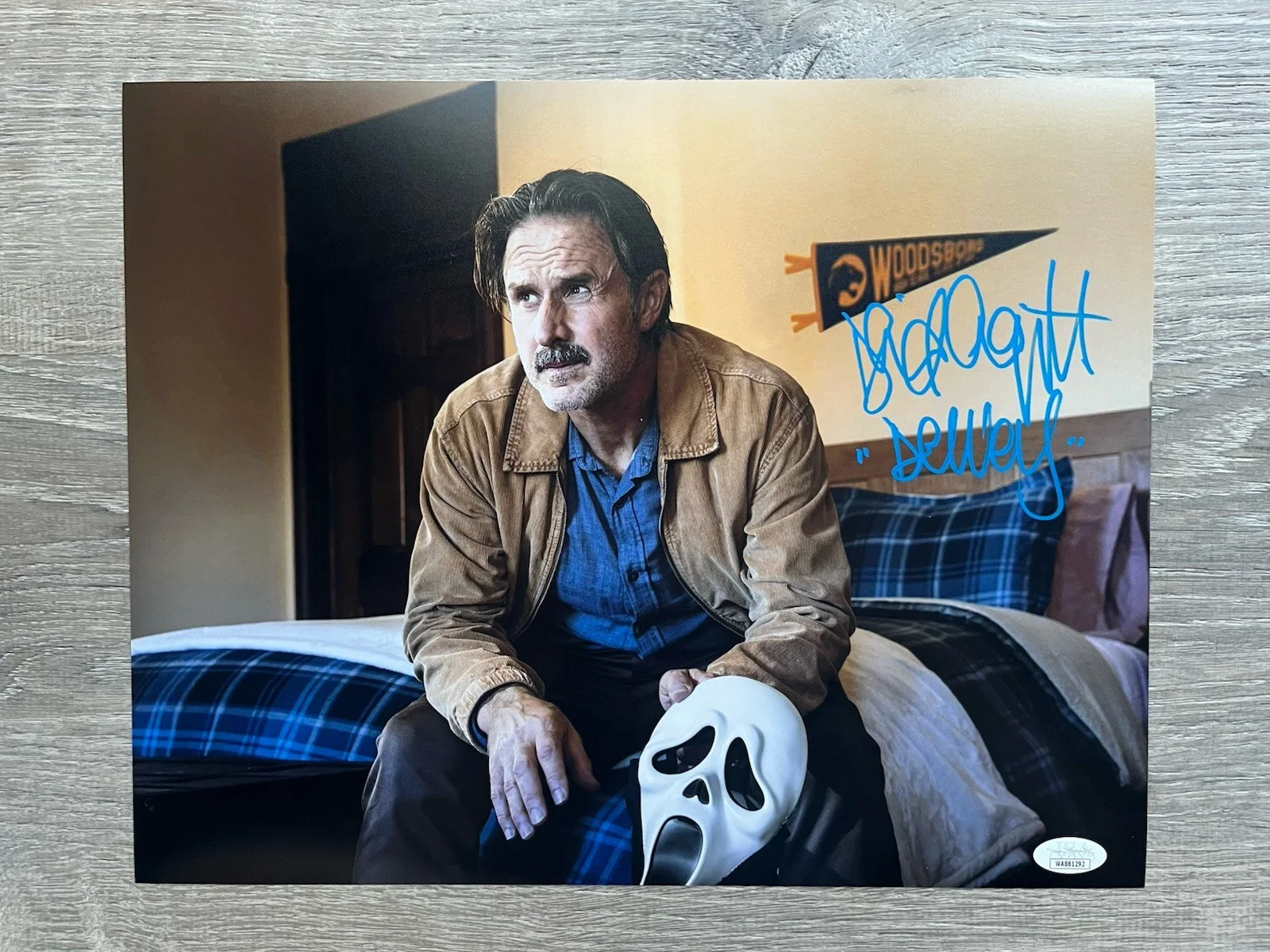 David Arquette — David Arquette Signed Scream 11x14 Photo JSA COA Dewey Riley Ghostface Horror, изображение 2