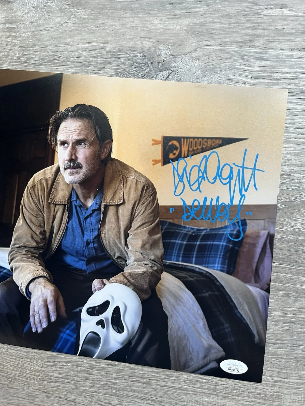 David Arquette — David Arquette Signed Scream 11x14 Photo JSA COA Dewey Riley Ghostface Horror, изображение 3