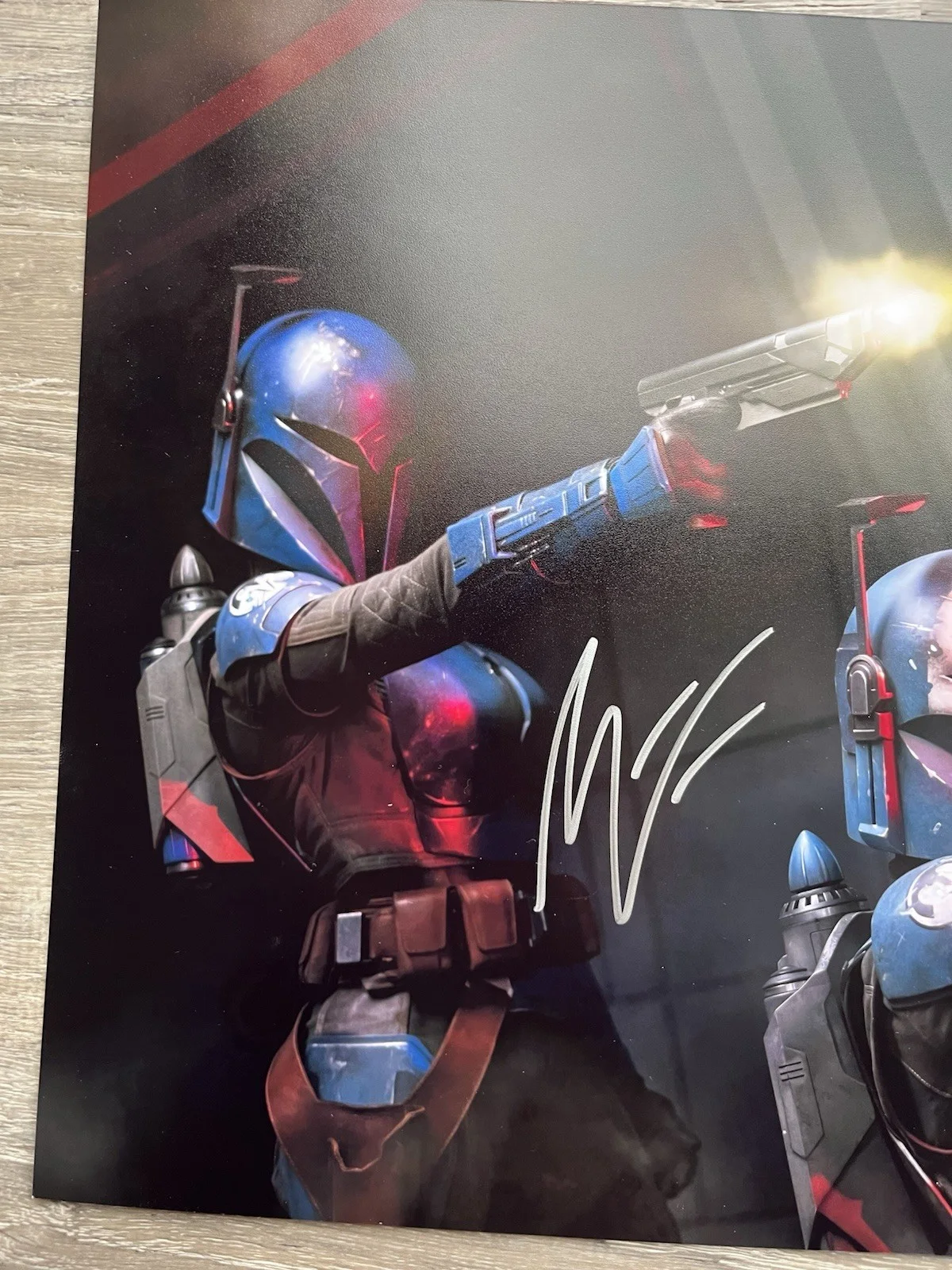 Mercedes Varnado — Mercedes Varnado Signed 11x17 Photo JSA COA Star Wars Mandalorian Sasha Banks, изображение 4