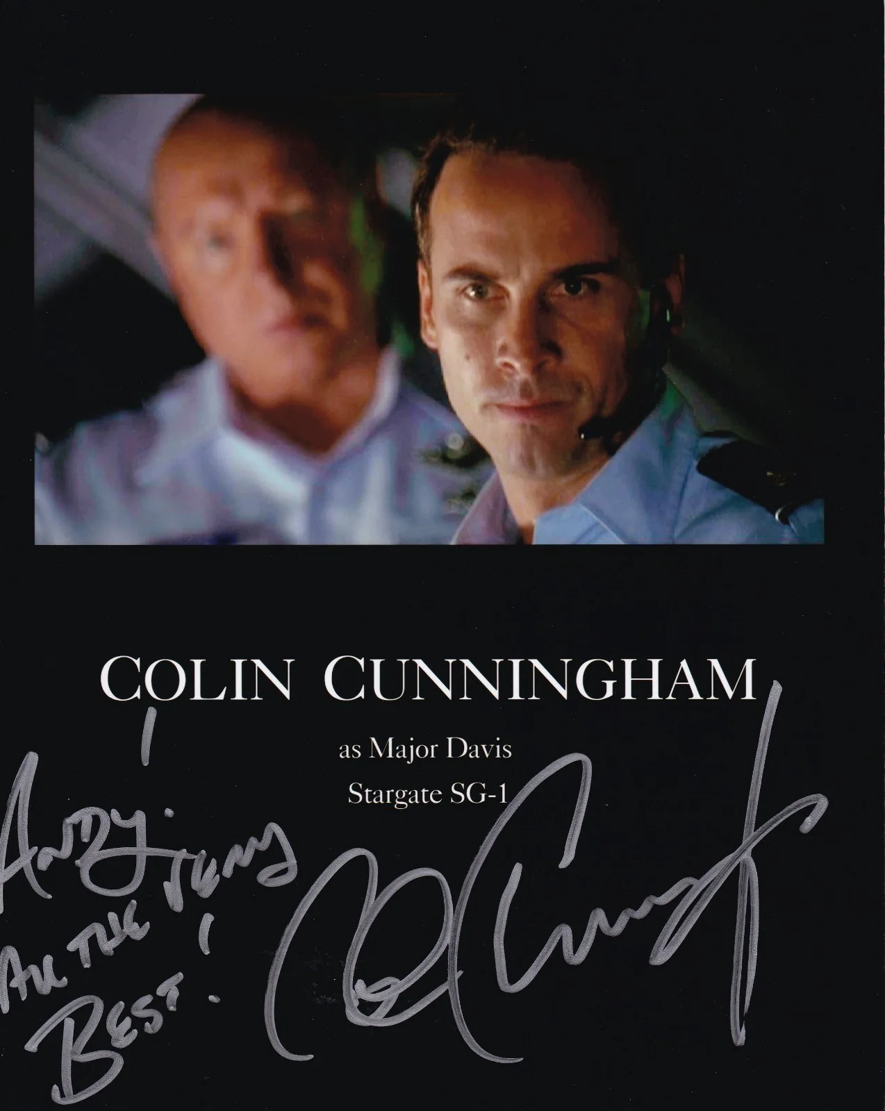 Colin Cunningham — Colin Cunningham Stargate SG1 signed 8 x 10 photo W/COA
