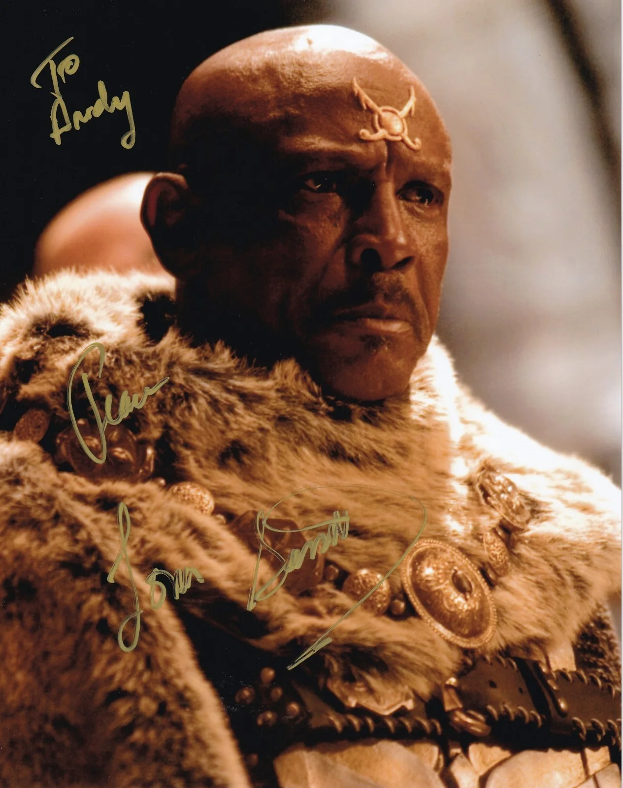 Louis Gossett Jr — Louis Gossett Jr Stargate SG1 signed 8 x 10 photo W/COA