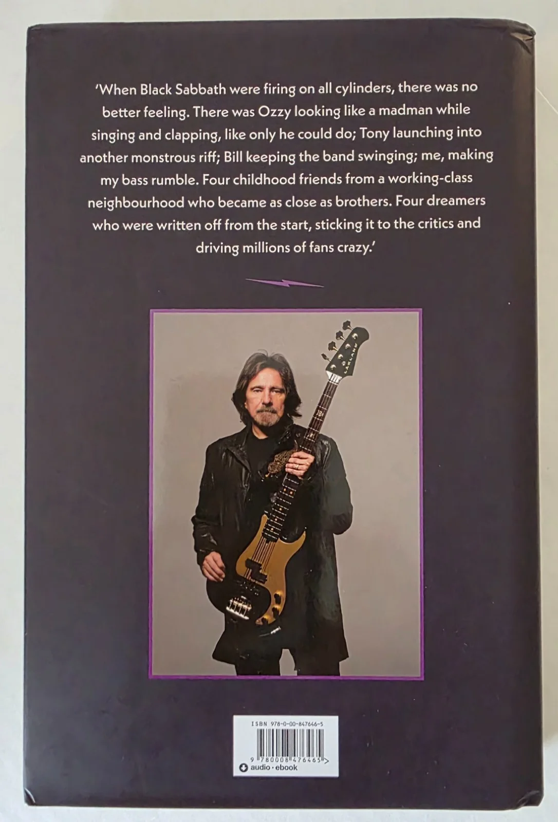 Geezer Butler INTO THE VOID from Birth to Black Sabbath signed autographed book, изображение 4