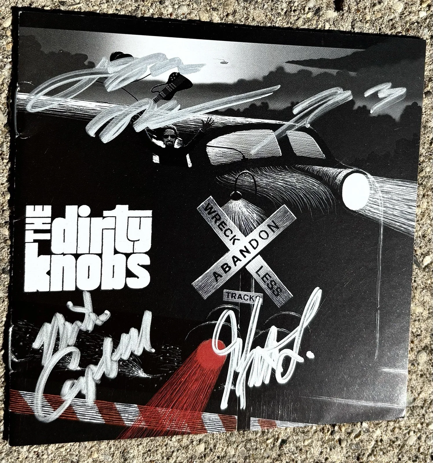 THE DIRTY KNOBS Band SIGNED CD JSA COA, image 3