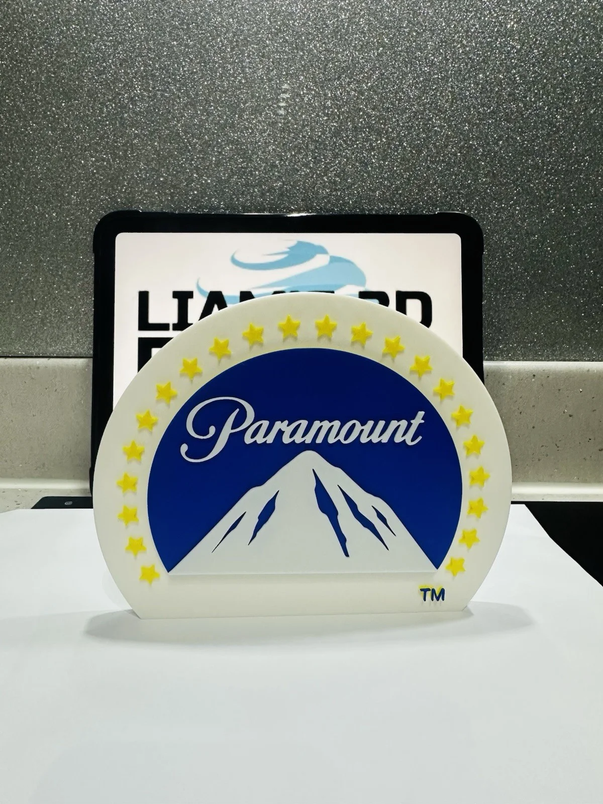 Decorative Paramount Pictures Mountain Stars Film logo Sign Display Pop, изображение 4