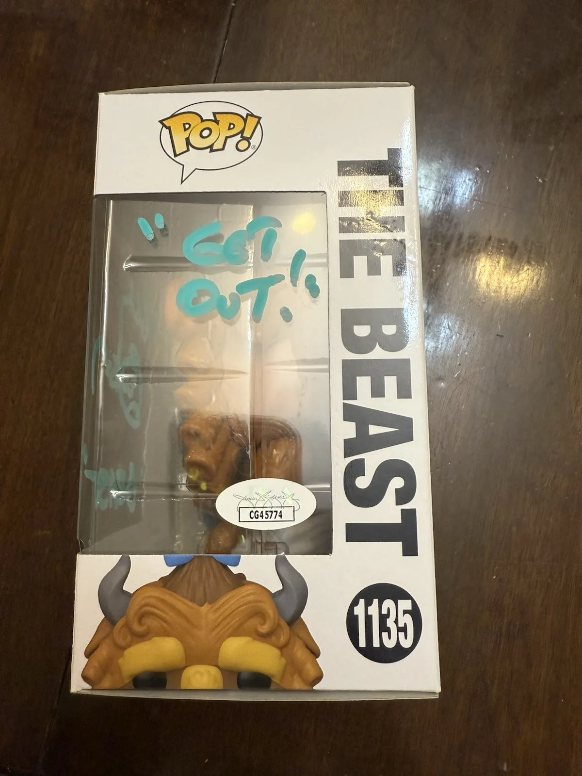 Robbie Benson — Robby Benson The Beast #1135 Signed Funko Pop JSA “Beast”, image 2