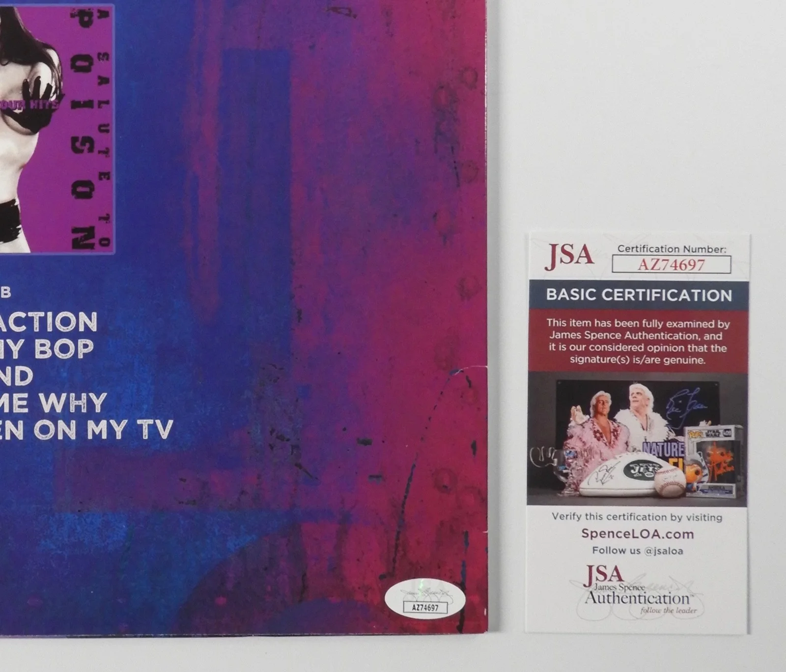 Bret Michaels JSA Signed Autograph Record Vinyl Album Poison, image 3