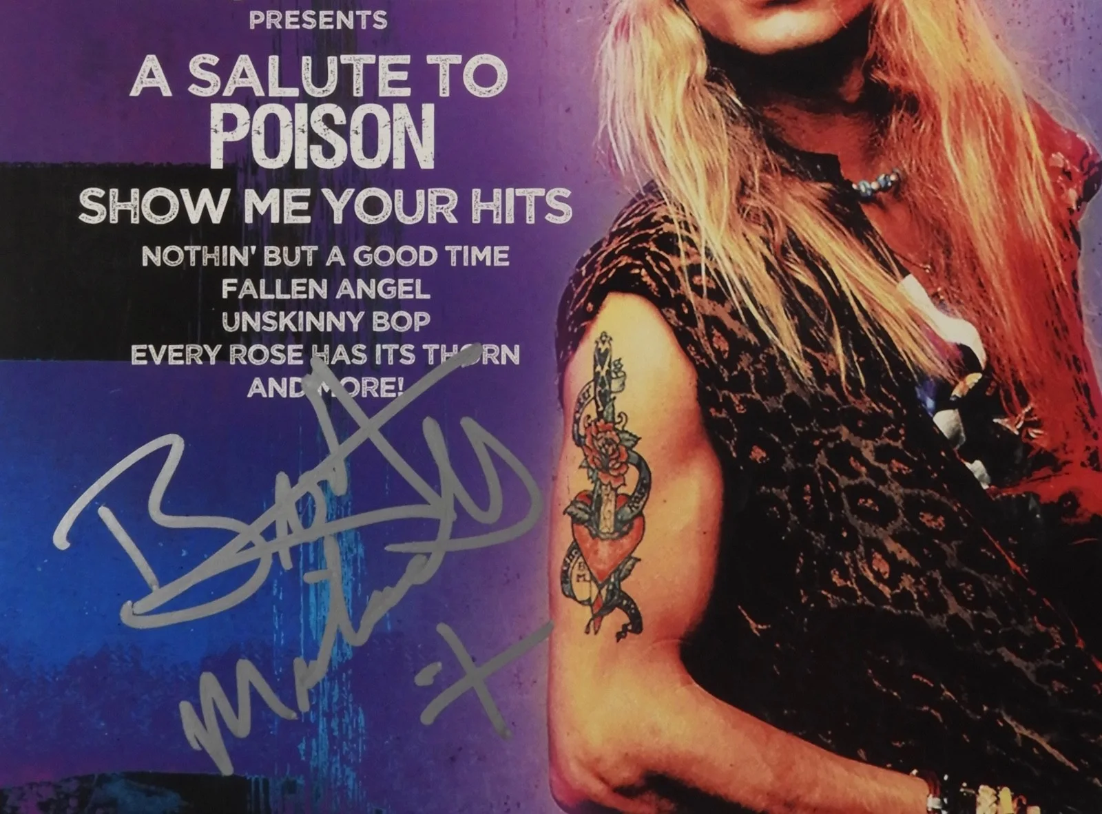 Bret Michaels JSA Signed Autograph Record Vinyl Album Poison, image 2