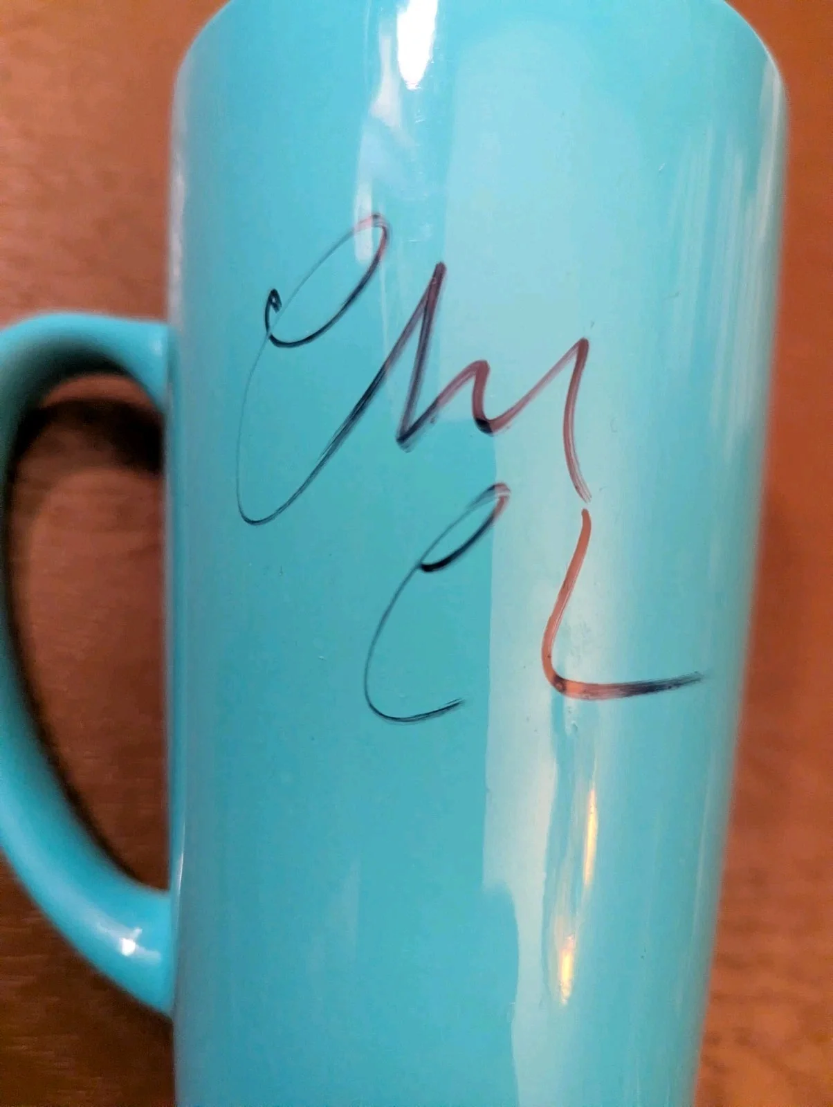 Chevy Chase Christmas Vacation Signed Mug Extremely Unique, image 2