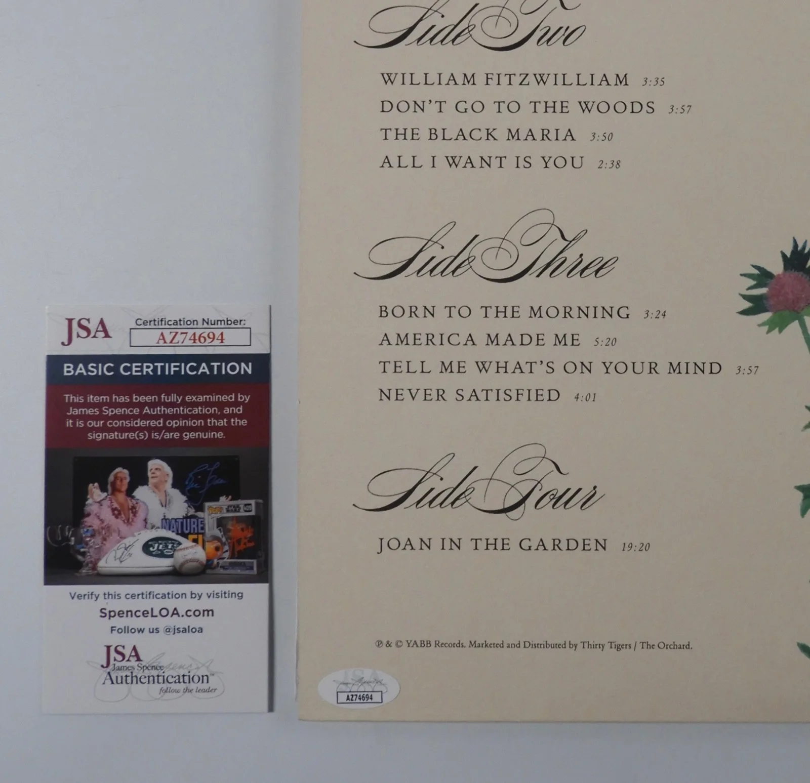 The Decemberists Signed Autograph JSA Album Record Vinyl As It Ever Was, изображение 3