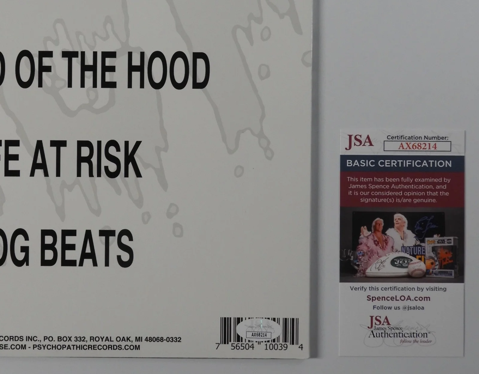 Insane Clown Posse JSA Autograph Signed Album Vinyl Record Violent J, изображение 3