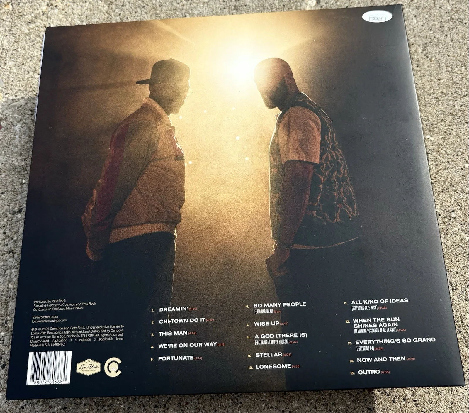 COMMON & PETE ROCK SIGNED Vinyl JSA COA THE AUDITORIUM VOL 1 RAP HIP HOP, image 2