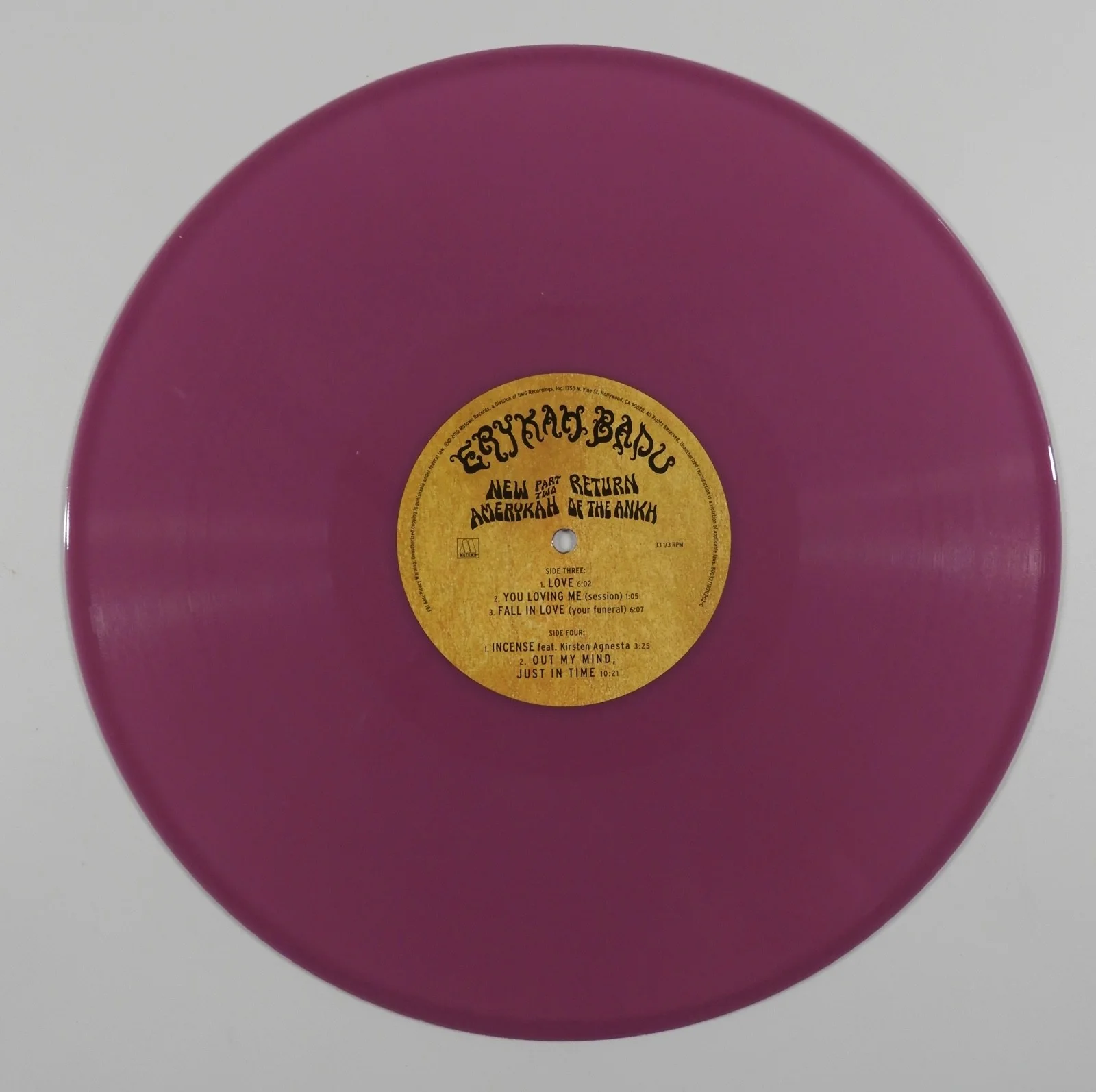 Erykah Badu JSA Autograph Signed Album Vinyl Record New Amerykah Part Two, image 4