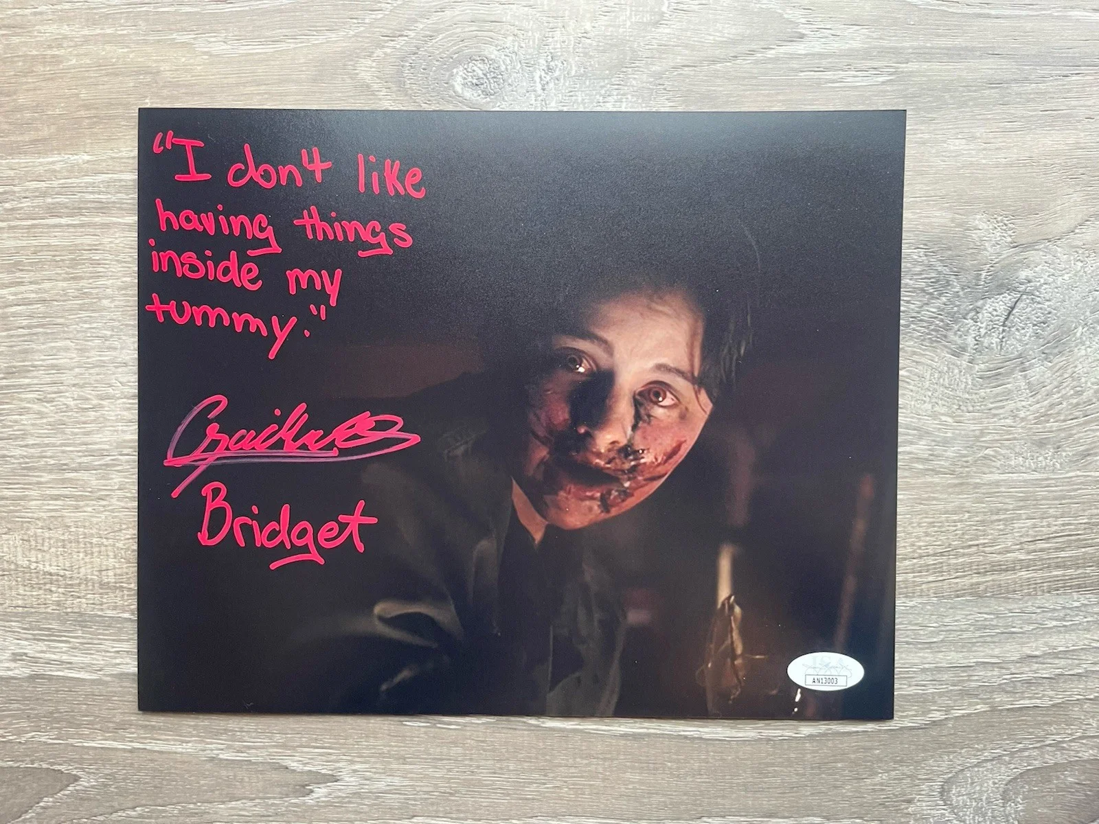 Gabrielle Echols — Gabrielle Echols Signed Inscribed Evil Dead Rise 8x10 Photo JSA COA Horror, image 2