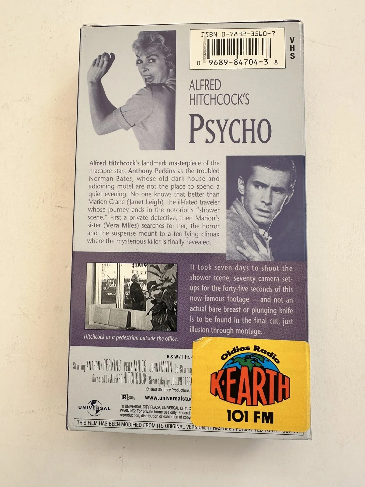 Janet Leigh — JANET LEIGH Signed Autographed Psycho VHS Alfred Hitchcock Rare Memorabilia!!!, изображение 4