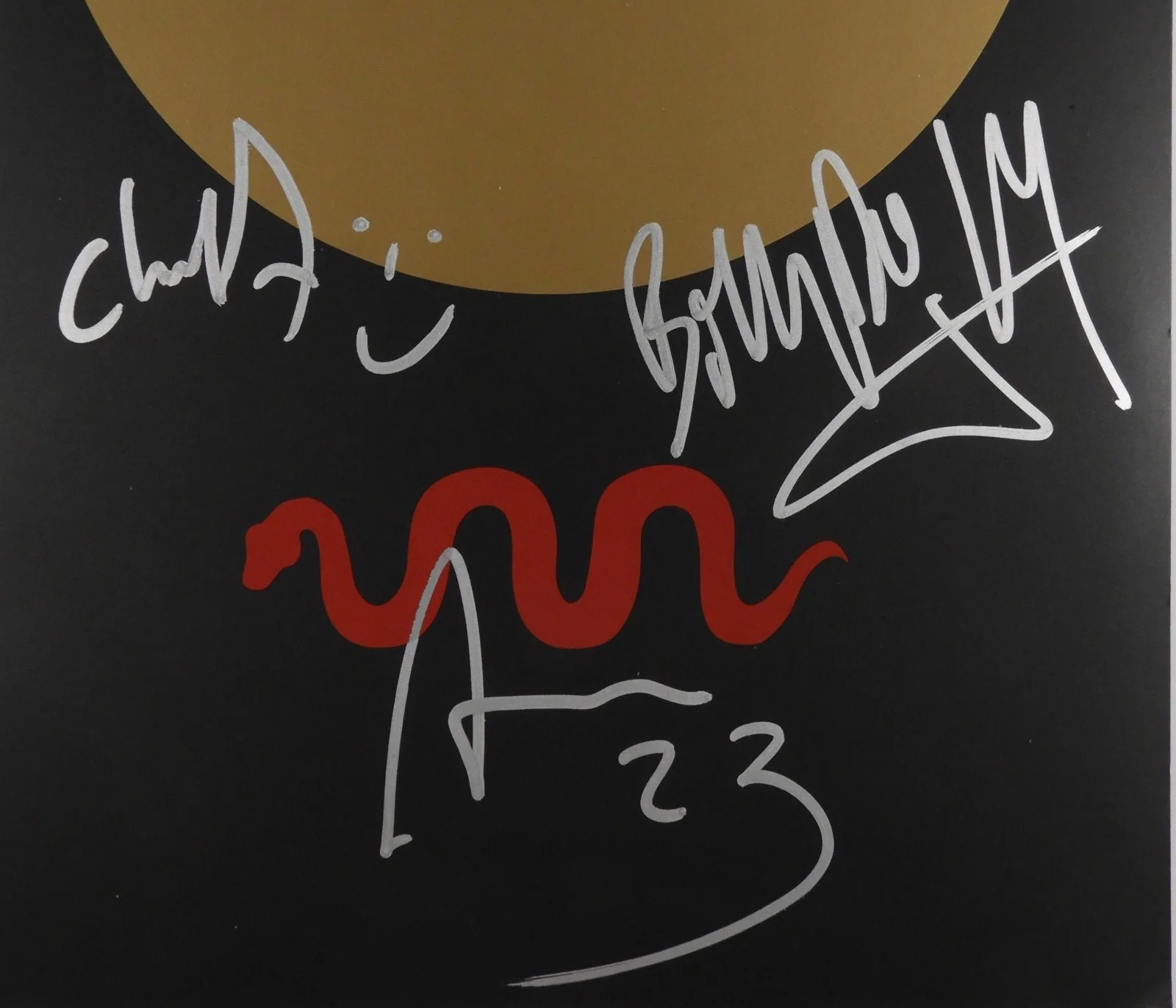 The Cult JSA Autograph Signed Album Vinyl Record Under the Midnight Sun, image 2