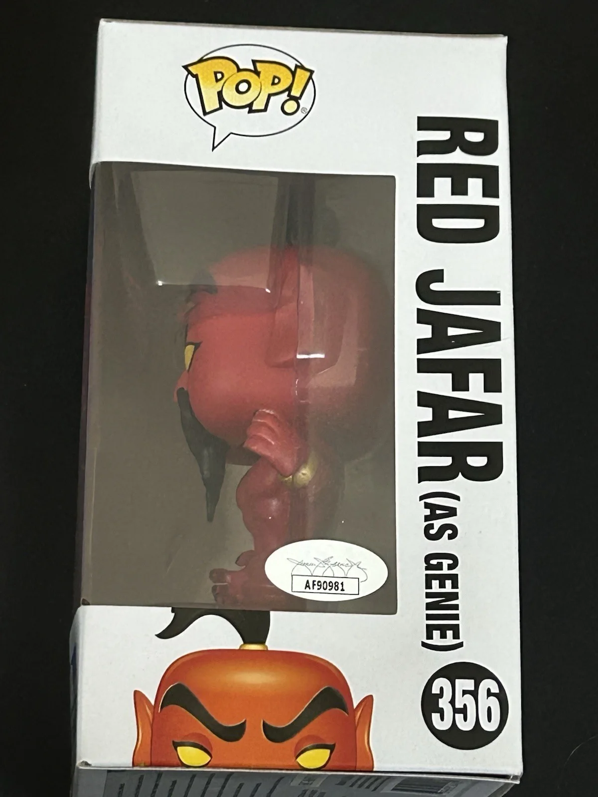 Jonathan Freeman — Funko POP! Disney Red Jafar (As Genie) 356 Signed by Jonathan Freeman JSA COA, image 2