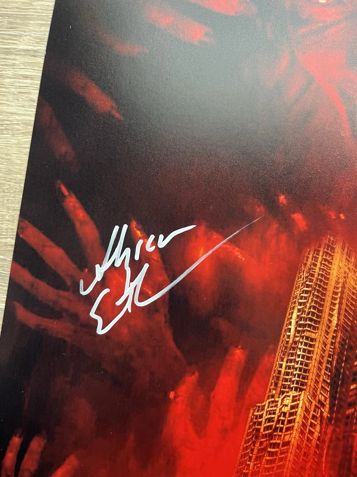 Alyssa Sutherland Gabrielle Echols Signed Evil Dead Rise 11x17 Photo JSA COA, image 4