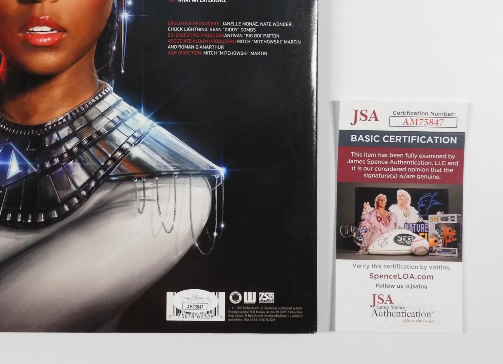 Janelle Monae JSA Autograph Signed Album Vinyl Record The Electra Lady, изображение 3